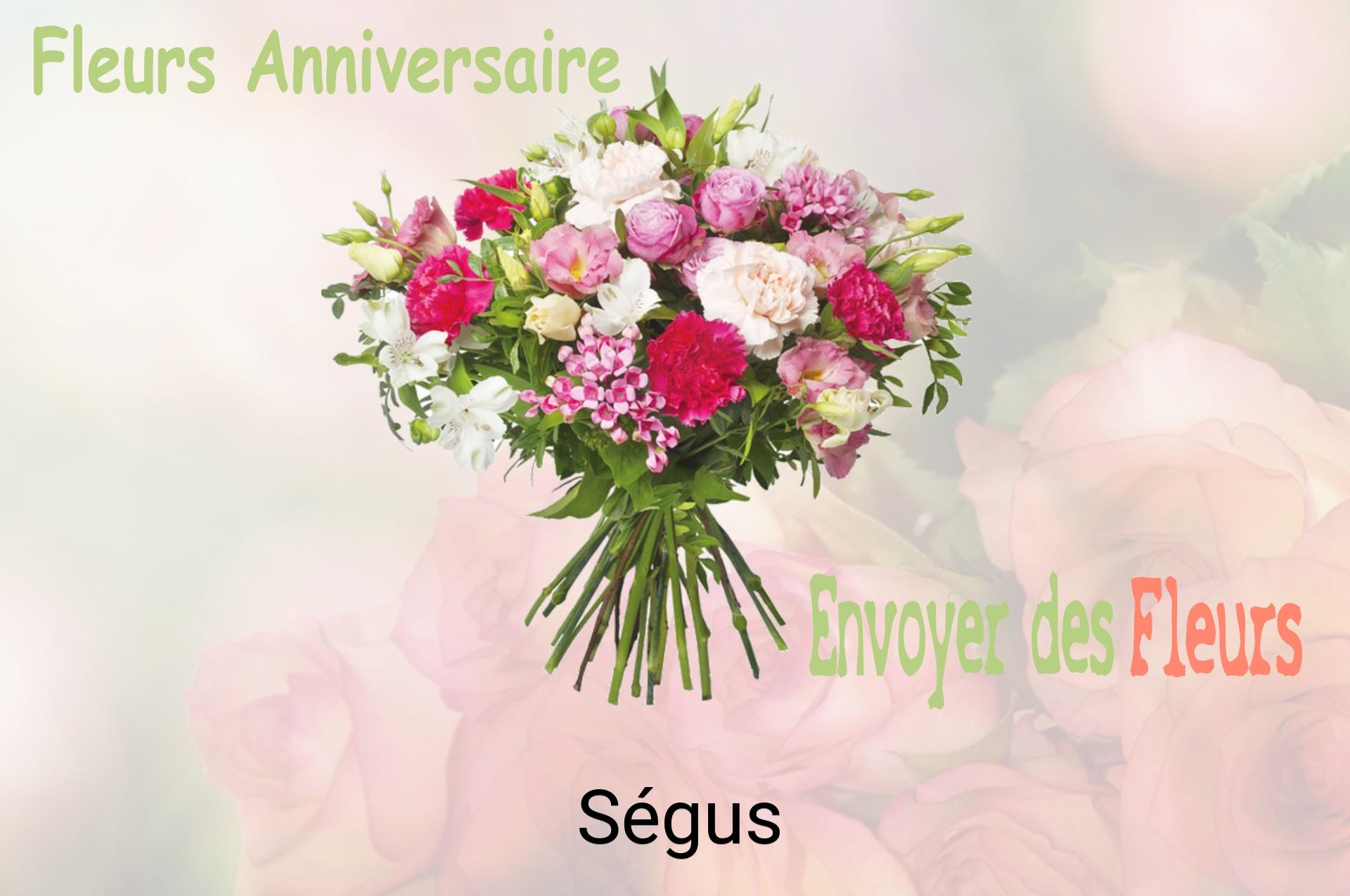 Bouquet de fleurs d’anniversaire livré à Ségus
